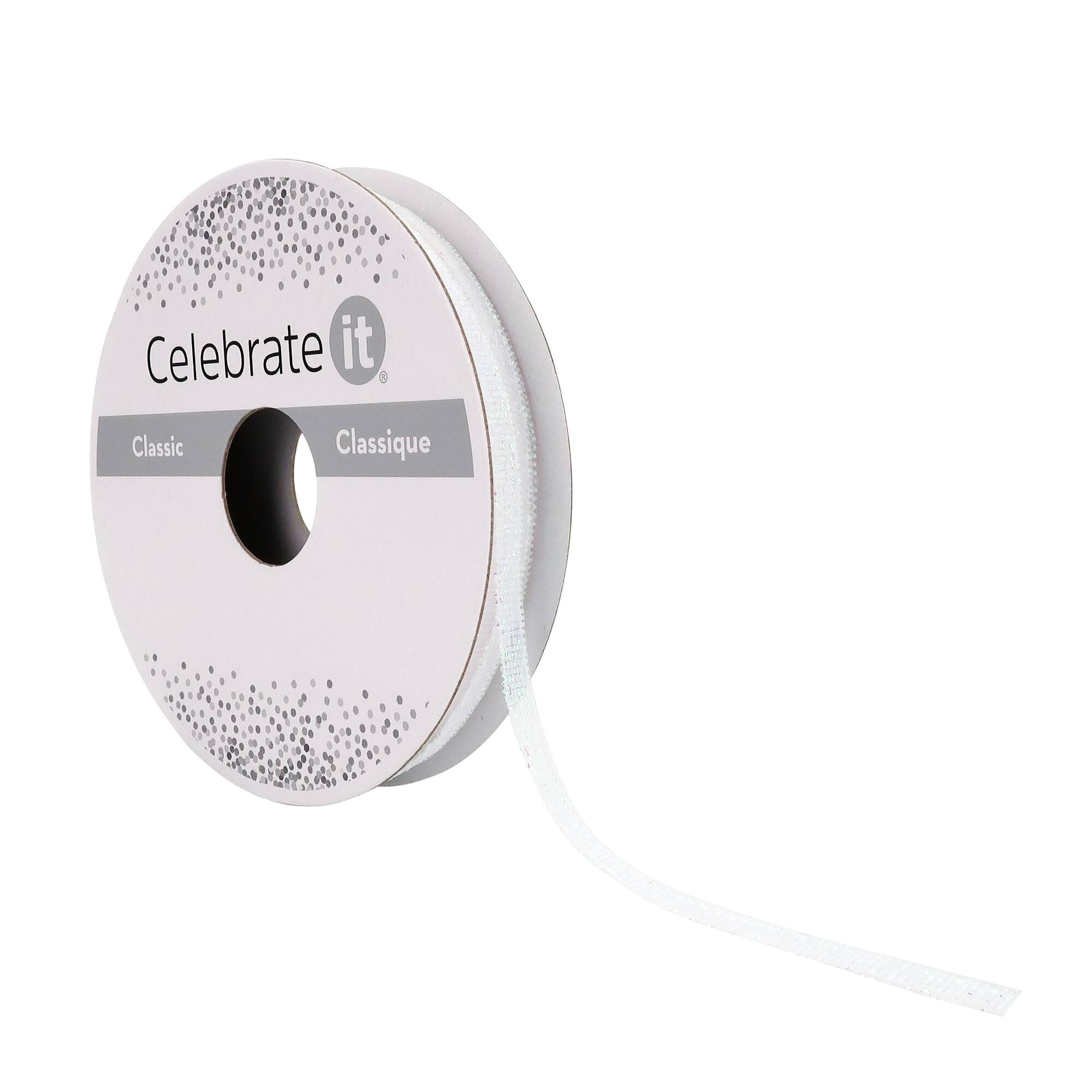 24 Pack: 1/8" x 5yd. Iridescent Ribbon by Celebrate It® Classic